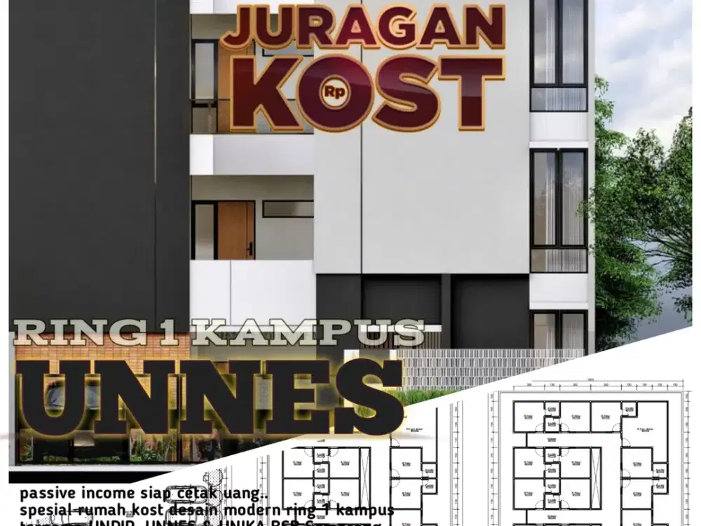 30 KAMAR, SHM,FREE ALL BIAYA , SPESIAL RING 1 UNNES GUNUNGPATI SEMARANG