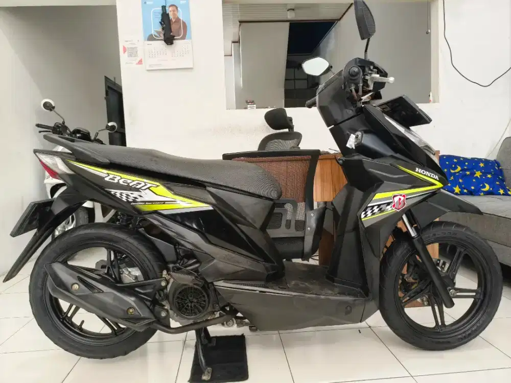 Honda Beat eco 110 thn 2018 ss lengkap pjk on