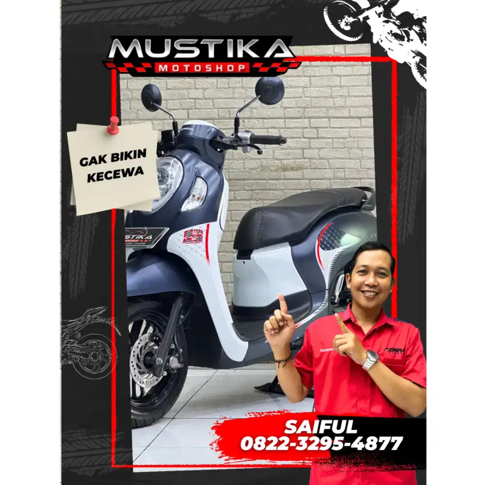 Perfect Condititon!!Honda Scoopy 2024 Dp500rb Murah Se Olx-Mustika