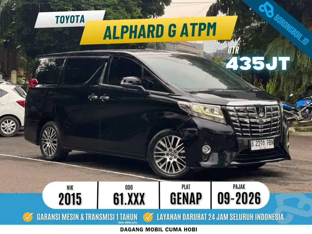 Toyota Alphard G ATPM 2015 LOW KM