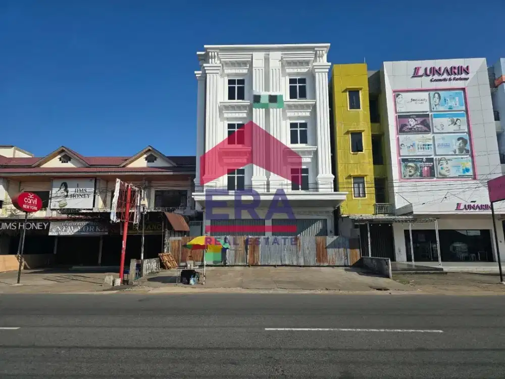 Ruko Lokasi tepi jalan prof m yamin, pontianak