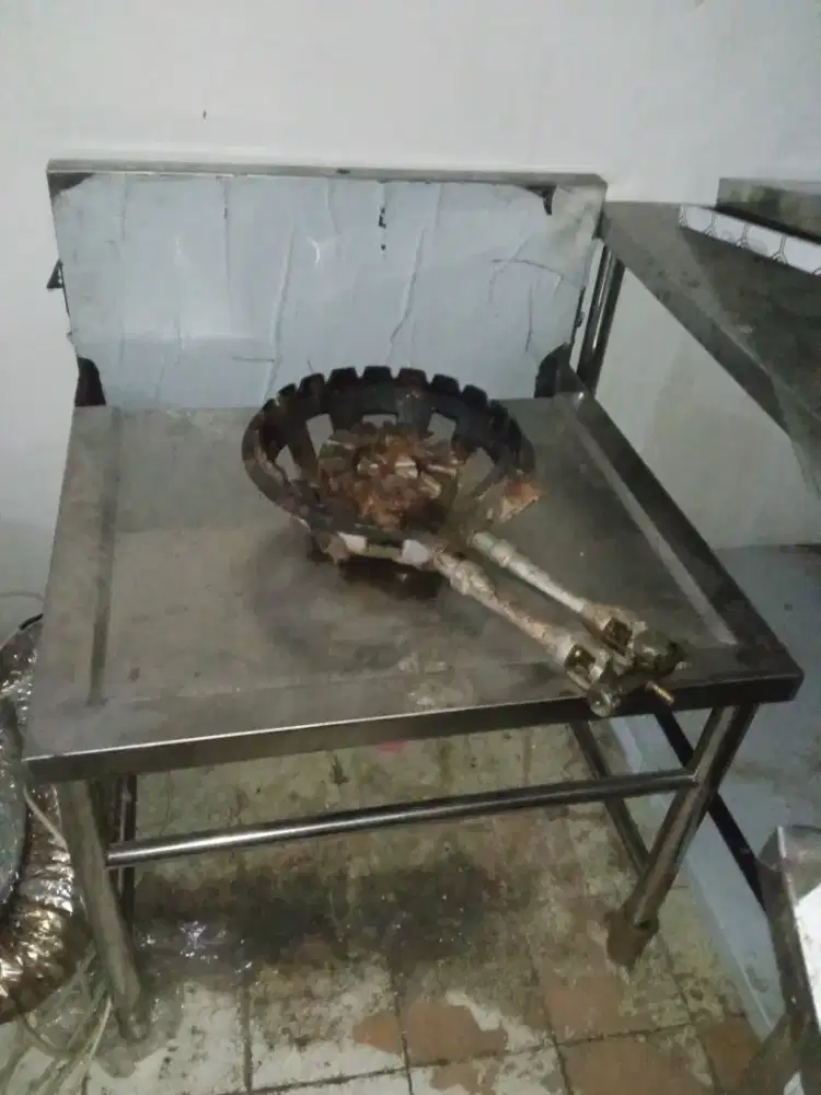 Kompor dan meja stainless satu paket