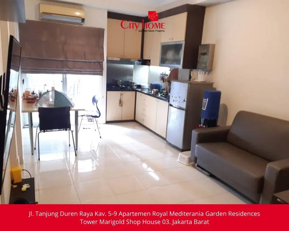 DIjual !!! Apartemen Mediterania 2 Type 3BR Furnished Full Facility
