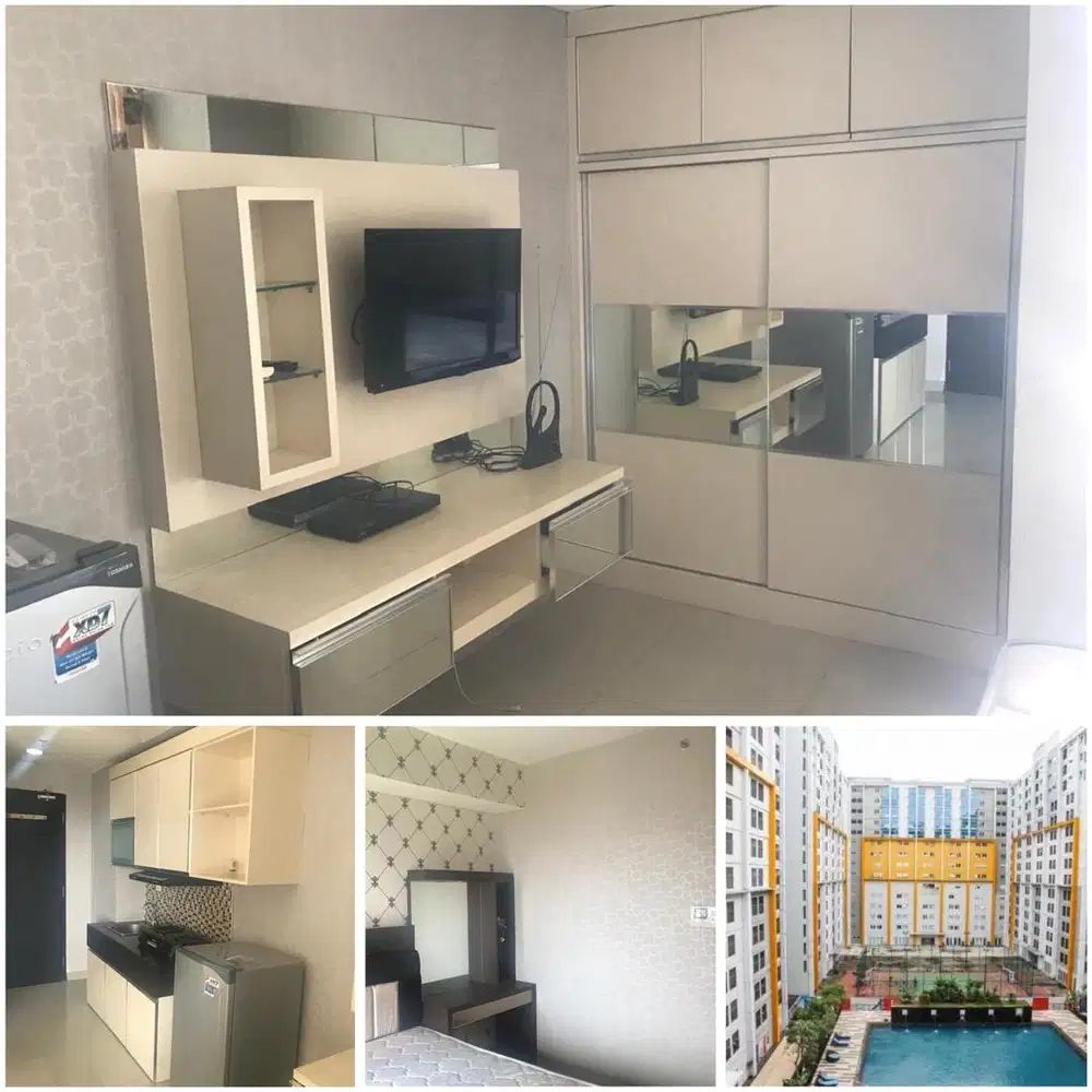 STUDIO FULL FURNISH Apartemen Skyline ARA View Mall SMS Gading Serpong