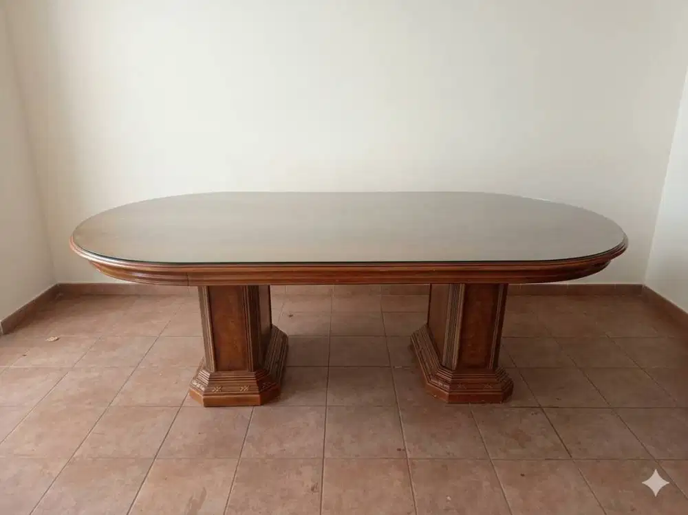 Jual Meja Makan Da Vinci ukuran 6-8 Seat dan Kursi Makan 6pcs