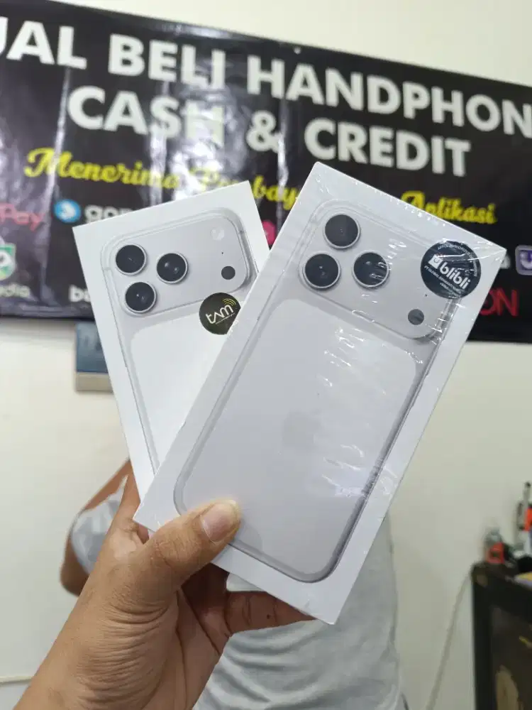IPHONE 17 PRO 256 & 512 IBOX RESMI SEGEL