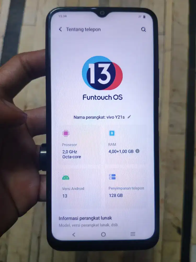 Di jual Hp Vivo Y21s