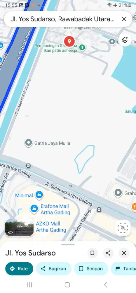 21% NJOP Artha Gading - Jakarta Utara