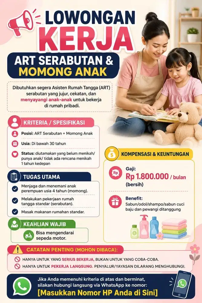 LOWONGAN ART SERABUTAN
