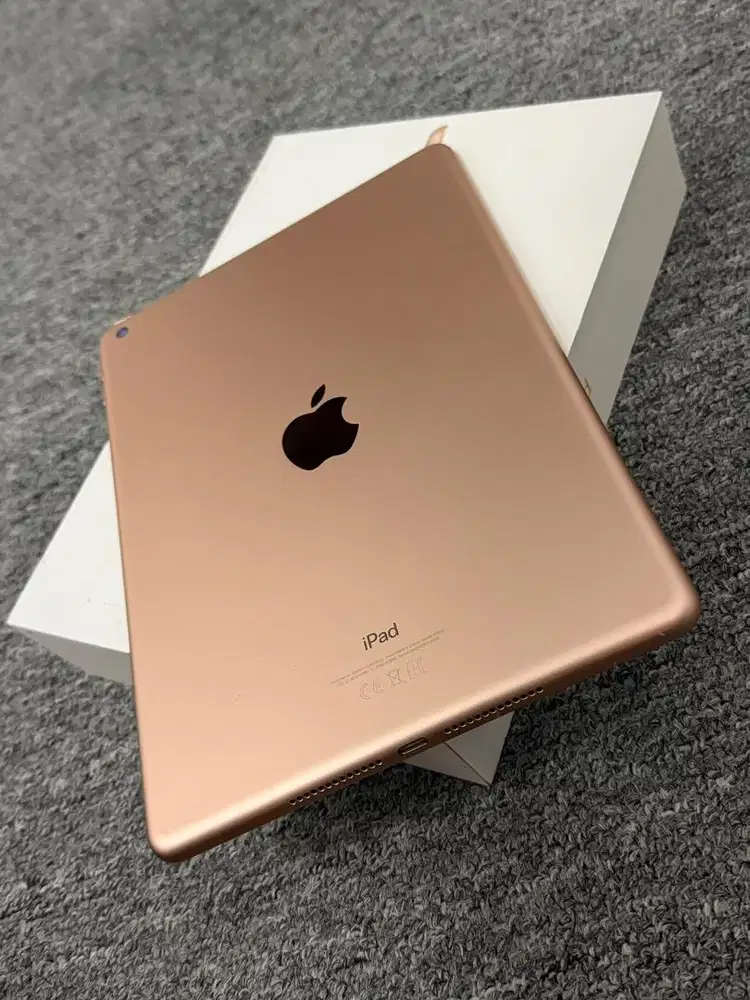 ipad 6 WiFi Gold ios 17 Fullset Semua Normal Jual Murah Mulus