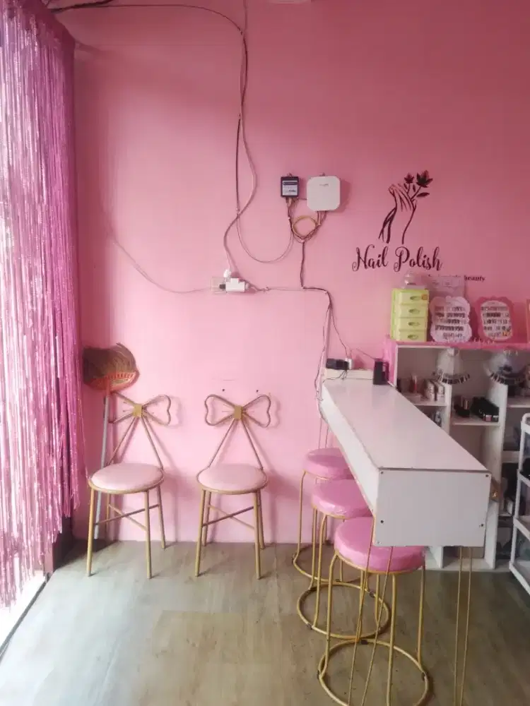 Terima perawatan salon eyelash ,nail art, BB glow , hair extension dll