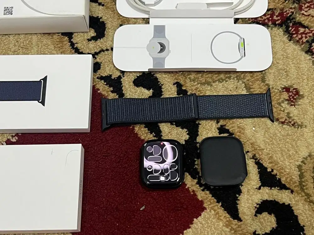 Apple Watch 10 46mm Jet Black iBox Fullset Original Siap Pakai
