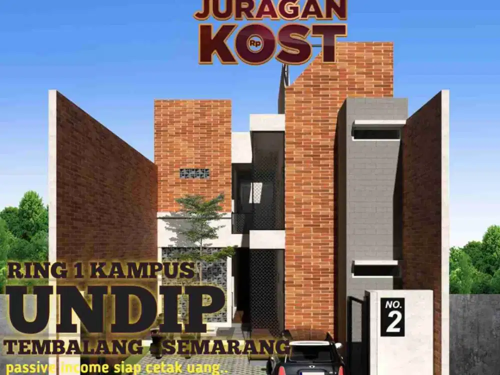 KOST MODERN,18 KAMAR ,SHM,TERDEKAT RING 1 KAMPUS UNDIP SEMARANG