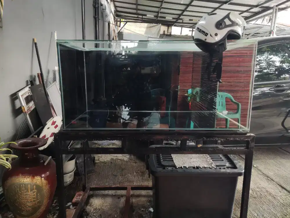 Aquarium 120x60x60 murah fullset