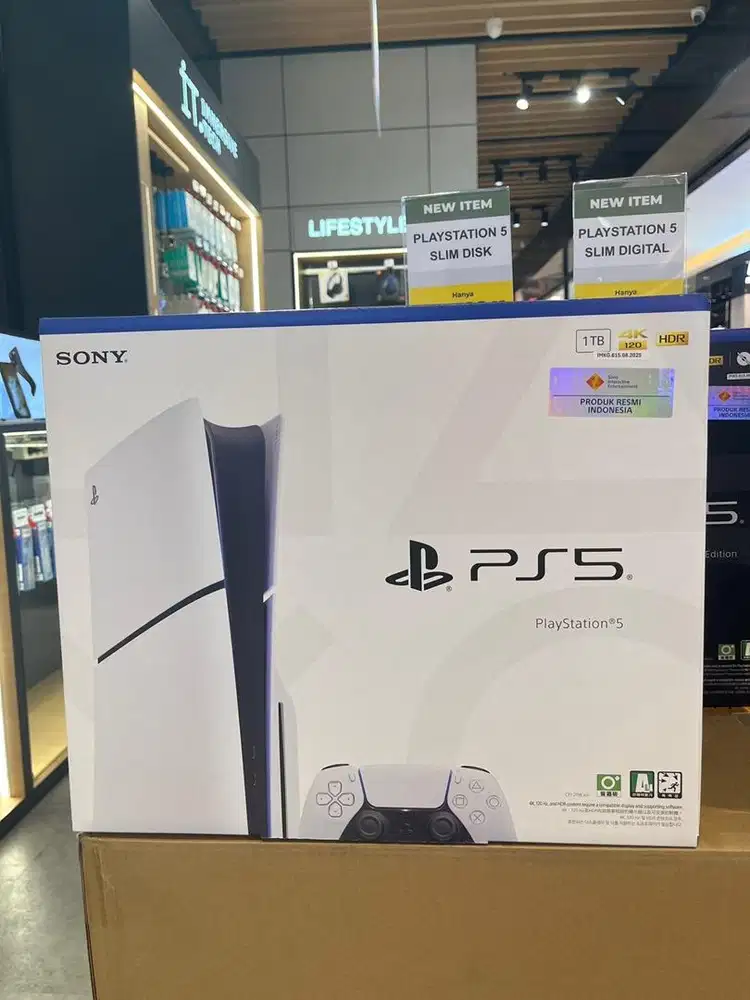 RESTOCK !! PLAYSTATION 5 SLIM DISC NEW SEGEL RESMI OFFICIAL STORE
