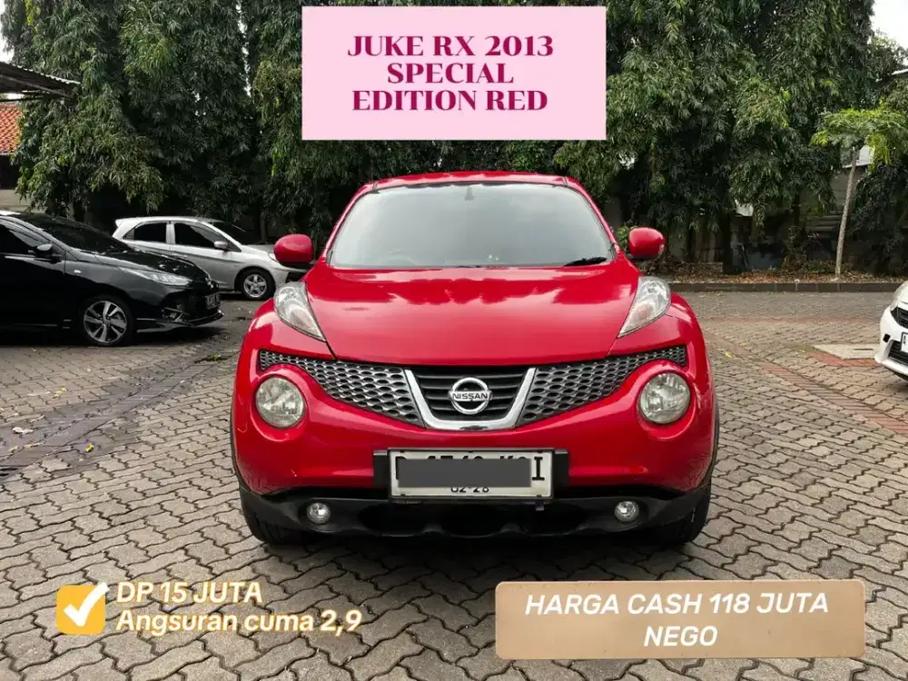 DP 15 JT ANGSURAN CUMA 2JUTAAN JUKE RX 2013 SPECIAL EDITION RED