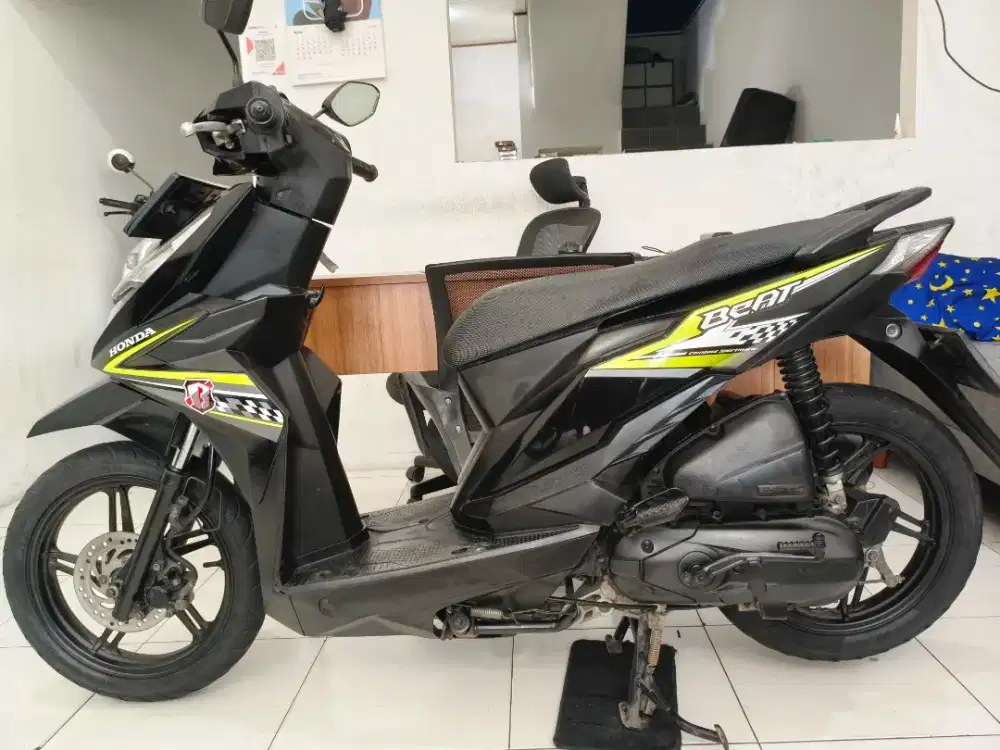 Honda Beat eco 110 thn 2018 ss lengkap pjk on