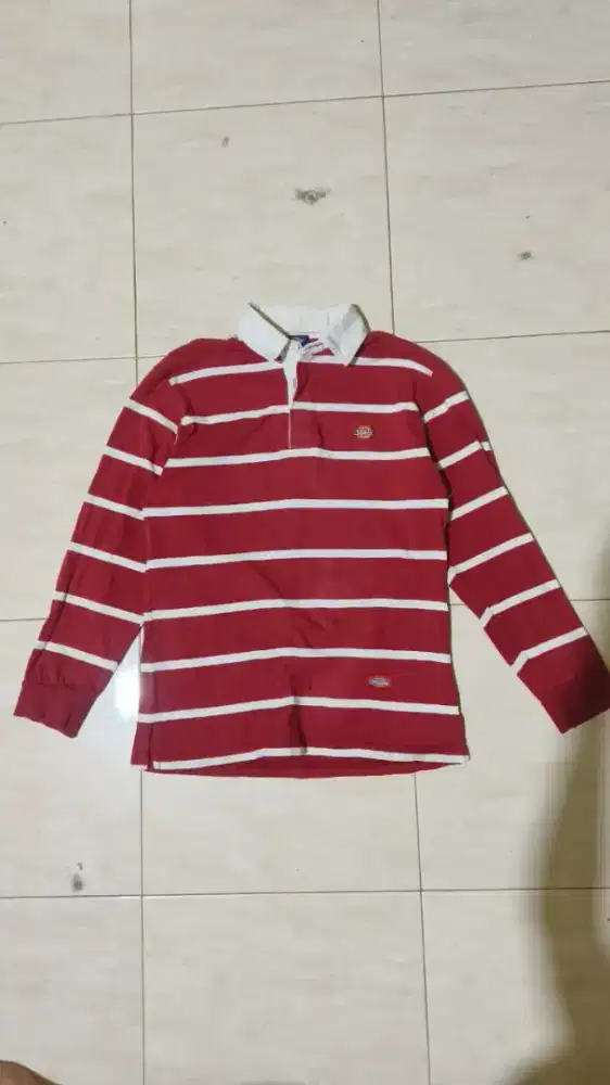 kaos kerah lengan panjang dickies