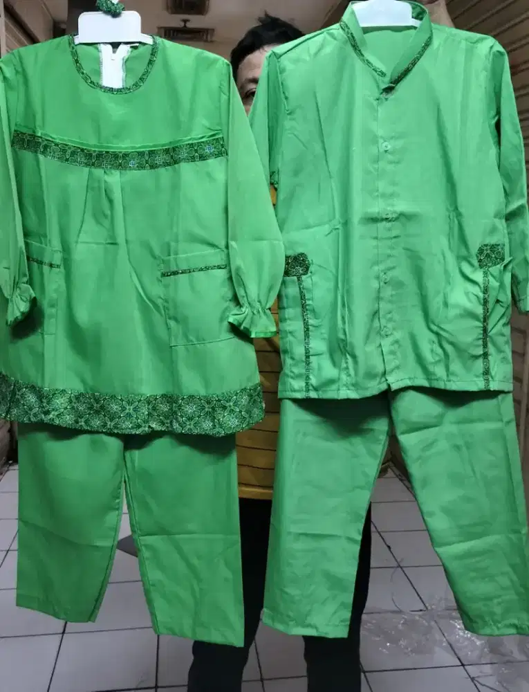 Seragam muslim kombinasi batik TK TPA