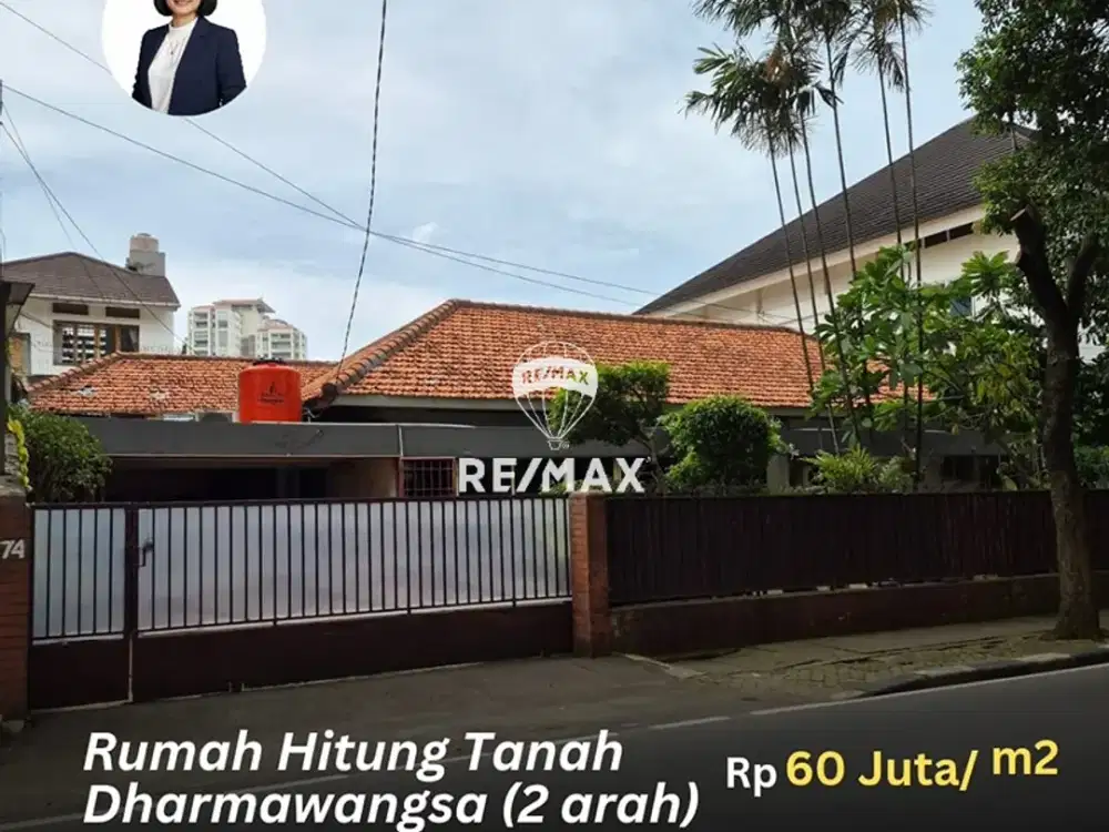 DIJUAL CEPAT RUMAH HITUNG TANAH DI KAWASAN DHARMAWANGSA JAKSEL