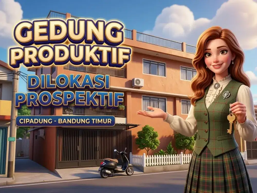 JUAL GEDUNG KANTOR MURAH DI, CIPADUNG, CIBIRU, CILEUNYI, BANDUNG TIMUR.