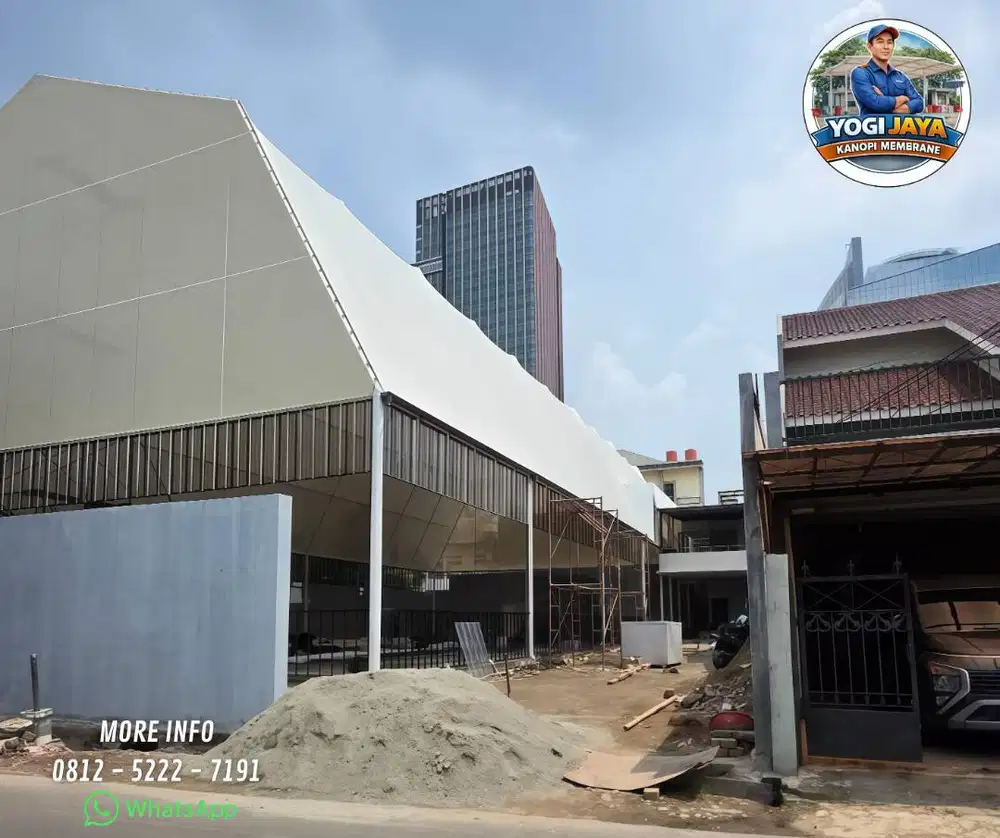 Jasa Kanopi Membrane Favorit untuk Teras dan Carport Kekinian