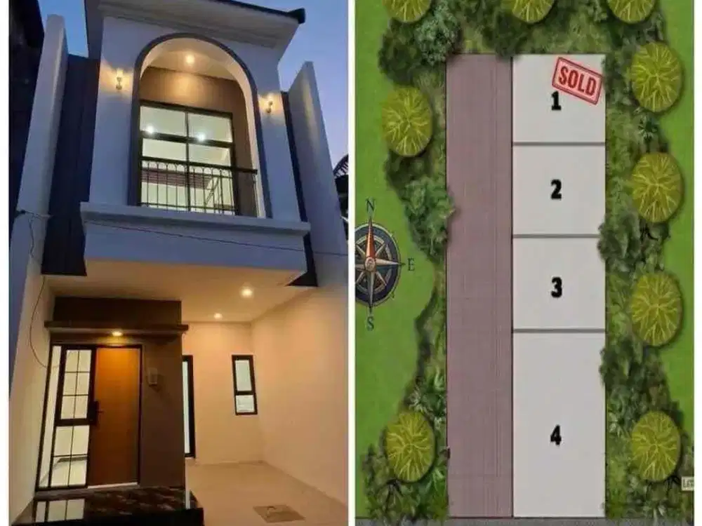 Baru Gress ‼️Sisa 3 unit Rumah siap huni di Mayjen Sungkono Surabaya Barat