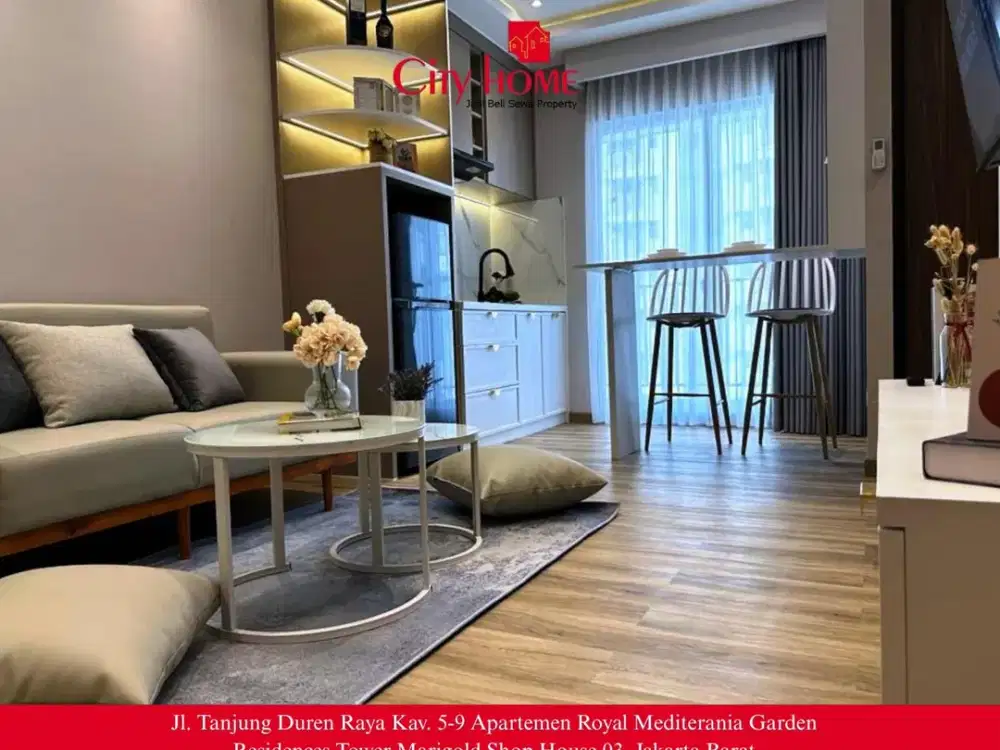 Disewakan Apartemen 2 BR Furnished di Mediterania Garden Residences 2 Tanjung Duren Jakarta Barat