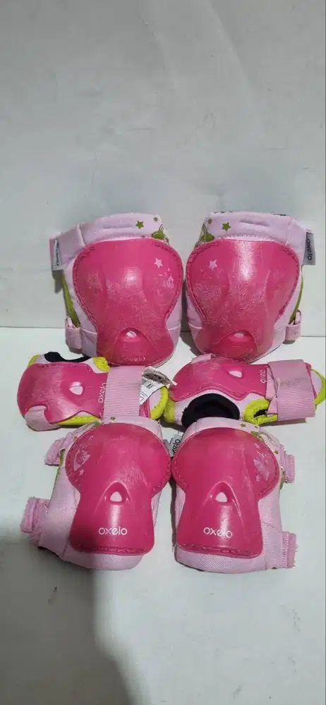 Oxelo knee protector dekker sepeda sepatu roda scooter