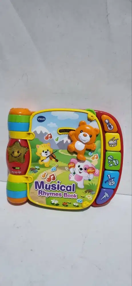 vtech musical rhyme book buku musik elektrik