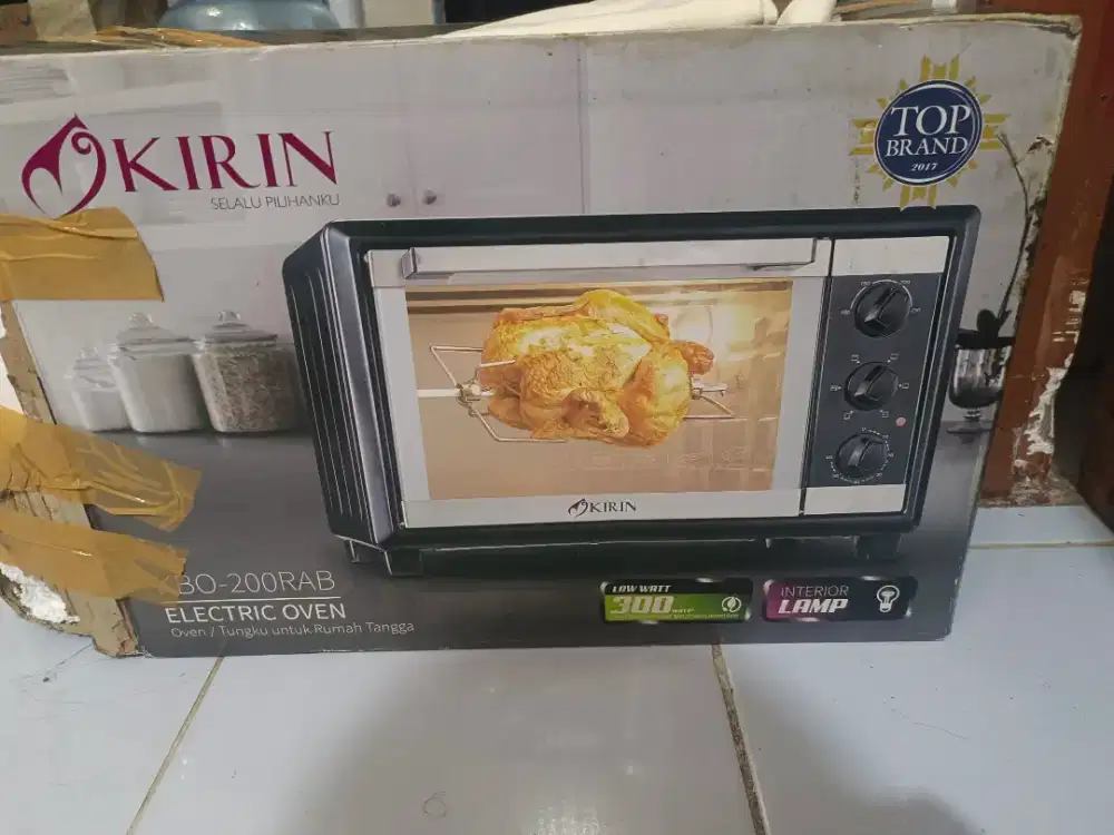 Oven listrik kirin 180 watt