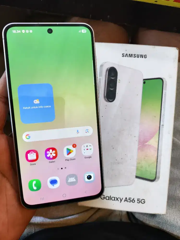 Samsung A56 5G 8/256 Full set Pink Garansi sein