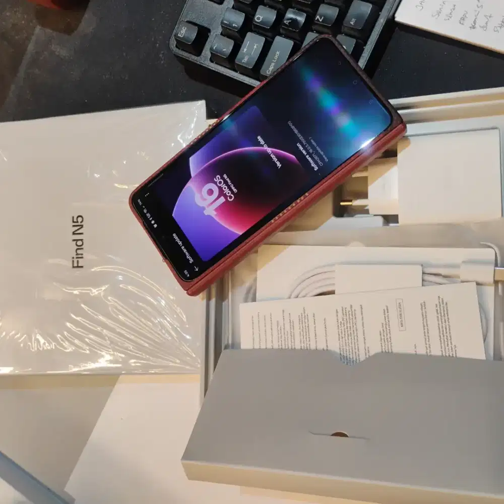 [Harga NETT] Oppo Find N5 16/512GB White + Case Carbon Aramid