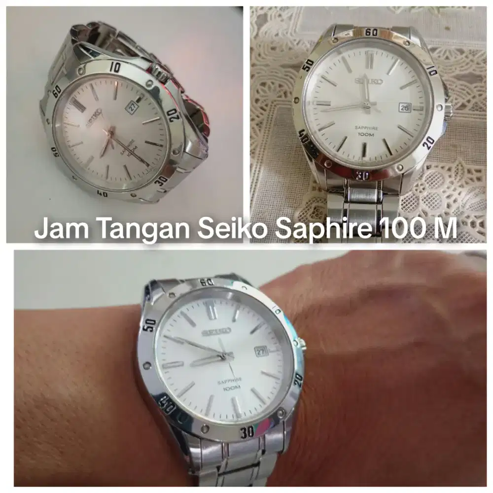 Jam Seiko Saphire 100 M