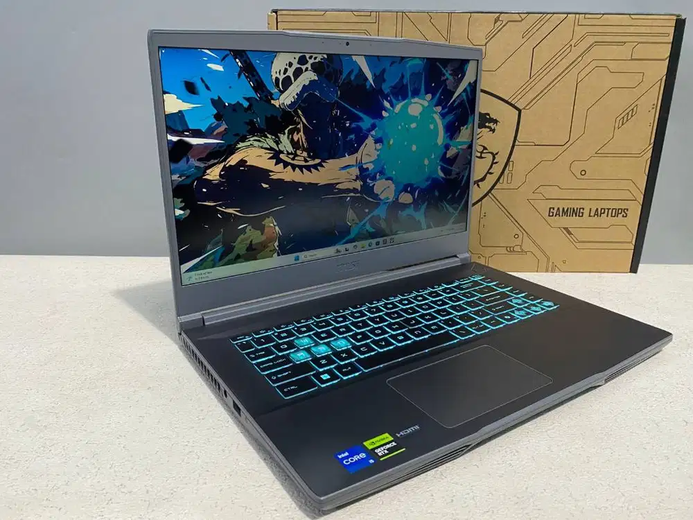 Dijual MSI Thin 15 B13UC kondisi mulus & siap gaming/editing  Desain