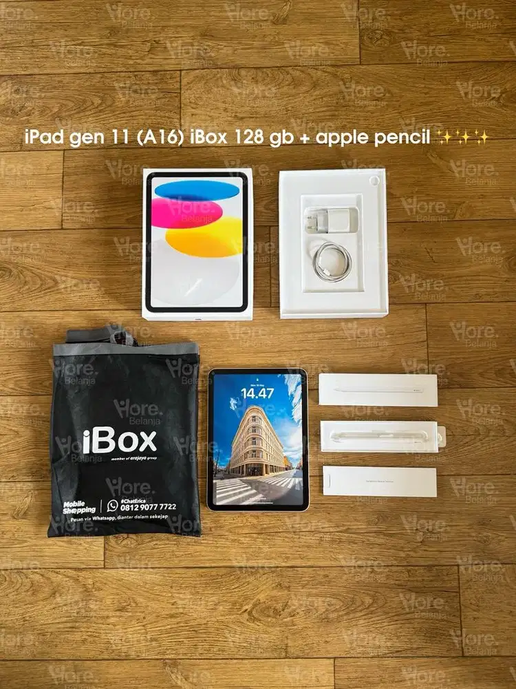 iPad gen 11 (A16) 128 gb iBox dan apple pencil usb c