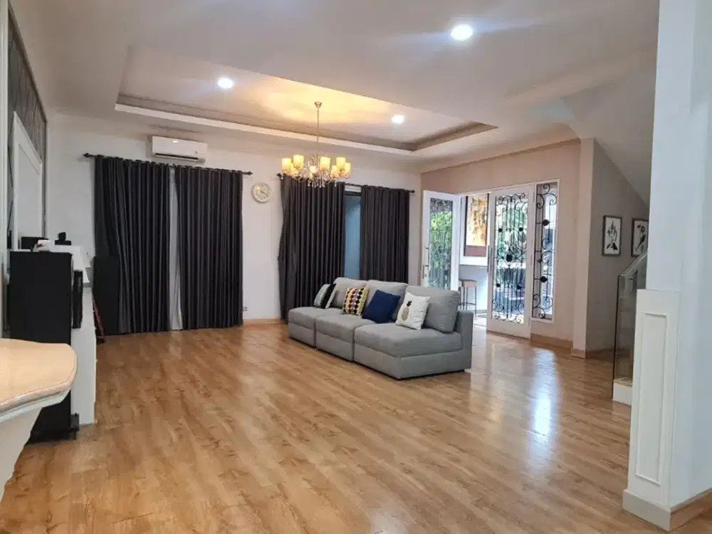 RUMAH MEWAH BANGUNAN MANDIRI, PRIVATE POOL BSD ELECTRIC GATE GARAGE