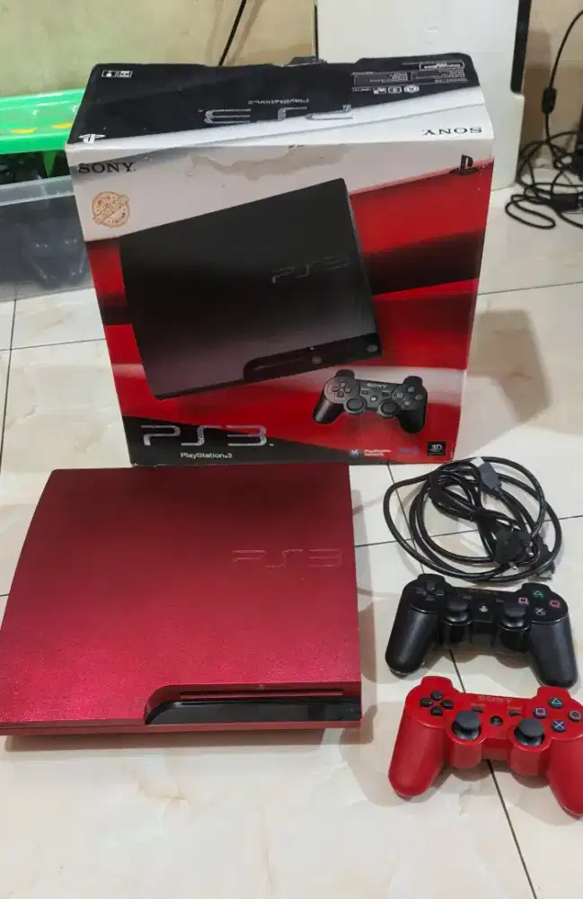 PS3 Slim 256gb seri 30 fullset.
