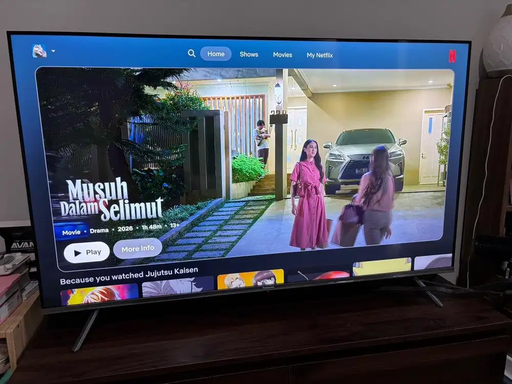 JUAL TV SMART GOOGLE TV PANASONIC 50'