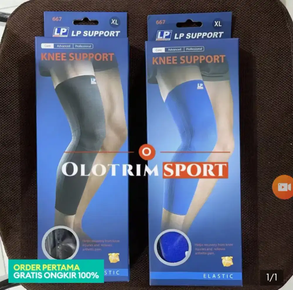 Deker kaki voli / Knee LP support panjang original 667