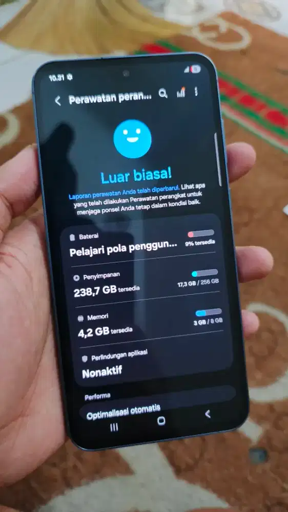 Samsung A55 5G ram 8/256Gb mulus no minus like new resmi seins terbaik
