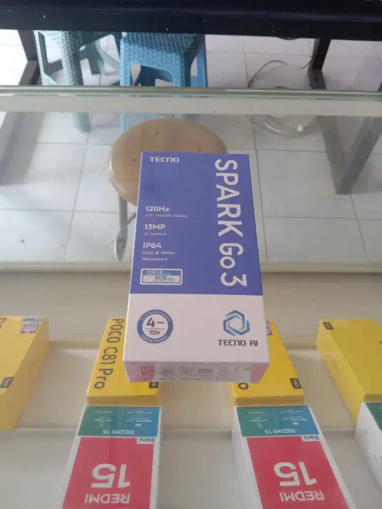 [ Fast respon WA ] Tecno Spark GO3 4+4/128 Garansi resmi 13bln