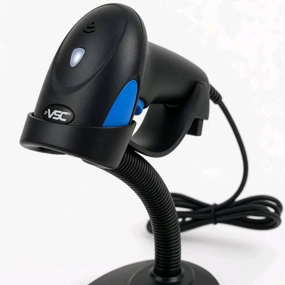scanner barcode Wireless Bluetooth VSC BS 395A with STand 1D 2D USB