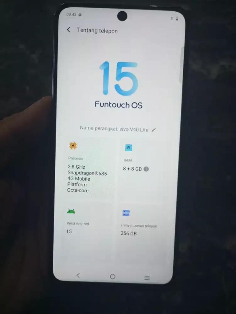 Vivo v 40 lite (5g)