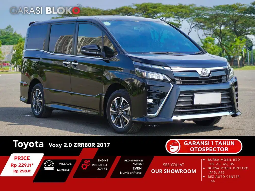 Toyota Voxy 2.0 ZRR80R 2017