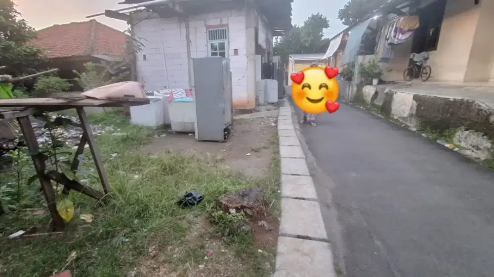 Tanah datar siap bangun dkt stasiun sekolah bagus Pondok Aren