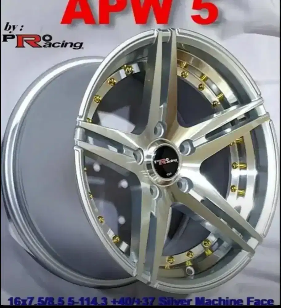 Velg baru vossen r17 5x114 lbr7,5/8,5 et40/37