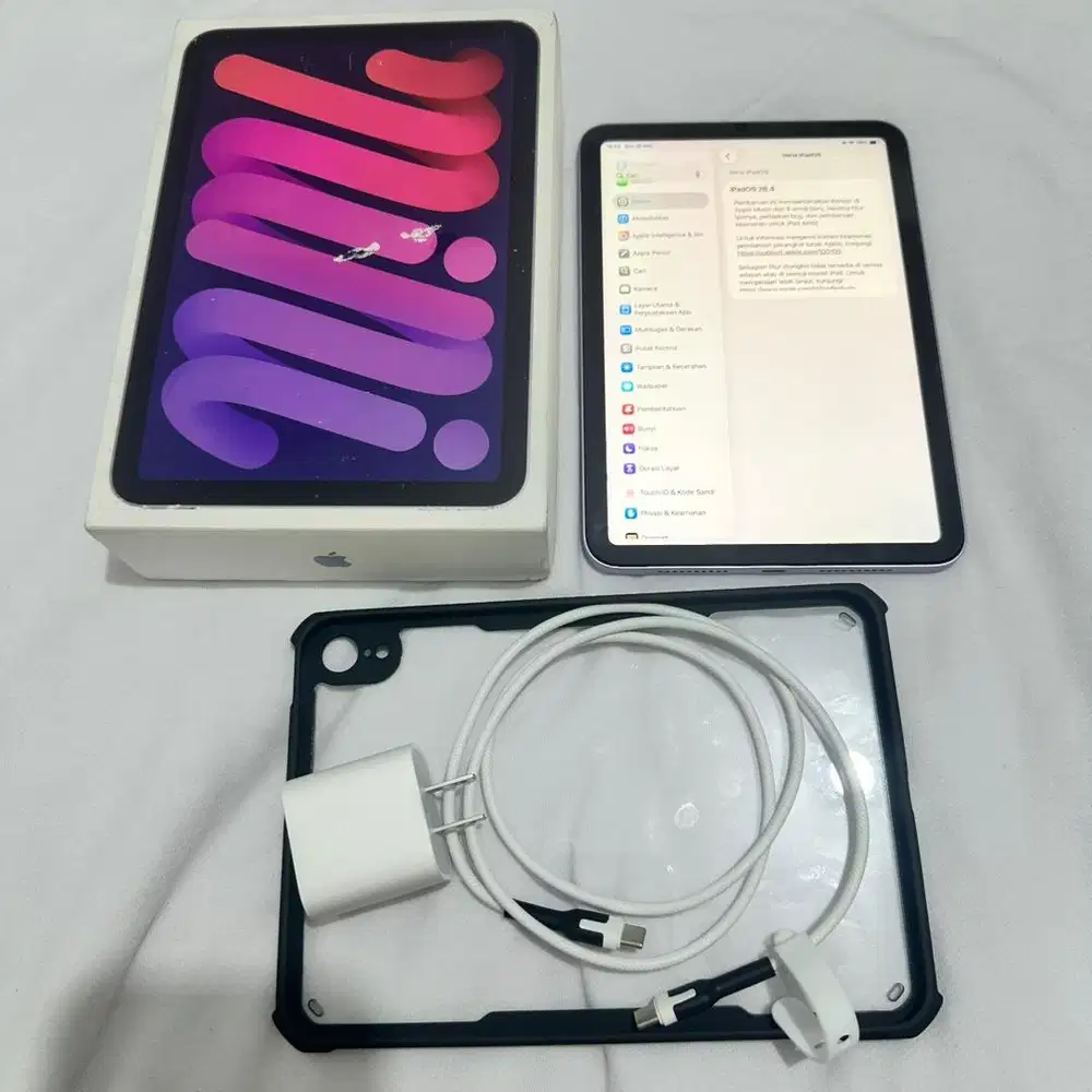 Ipad Mini 7 128gb Inter Fullset Likenew BH 100 Garansi Desember 2026