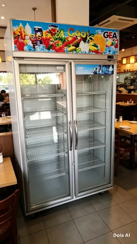 showcase 2 pintu 1000L GEA