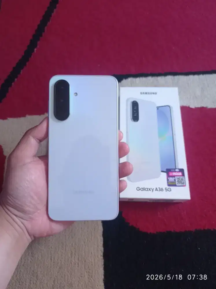 BISMILLAH SAMSUNG A36 5G RAM 8/256 FULSET MULUS